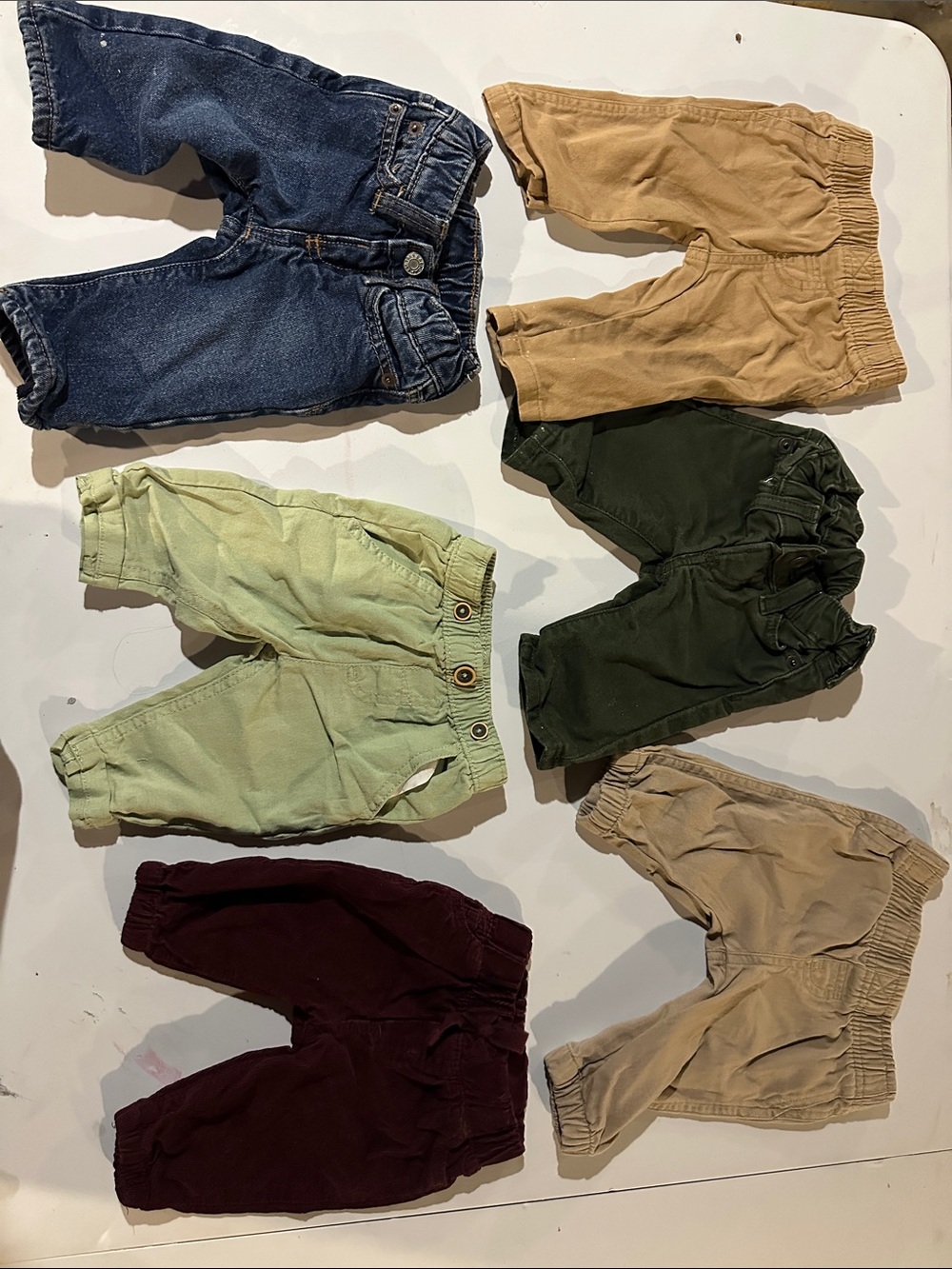 Kids Cotton Jogger Pants - Multi-Color Pack